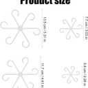 2 x 4pcs Plastic Plant Stem Holders, Climbing Houseplant Stem Supports Flower Plant Stakes Trellis Stem Hook Plants Climbing Rack Plant Growth Accessories for Indoor Home Garden (Transparent)