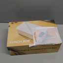 Suteng Cordless Electric Lunch Box, Cordless Food Warmer, Battery Powered Heated Lunch Box, 1L 304 Stainless Steel Container, Warming Time Selectable, HD Display (Green)