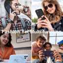 ZHK Liquid Silicone Designed for iPhone 15 Pro Case with Magnet Stand, [Precise Camera Lens Protection][Mil-Grade Drop Shockproof][Soft Anti-Scratch Microfiber Lining] Slim Fit Cover, Purple