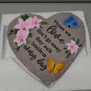 Jetec Memorial Garden Stone Sympathy Gift Decor Those We Love Don't Go Away Memorial Bereavement in Memory of Loss of Loved One Condolence Gifts for Outdoors(10 Inch)