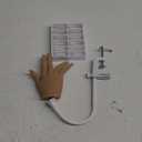 LIONVISON Practice Hand for Acrylic Nails, Silicone Nail Hand Practice, Flexible Fingers Fake Training Hand False Mannequin Hands for Nail Practice, Hand Model Kit for Nail Supplies Manicure Beginners