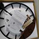 DRELIFAM Modern Wall Clock Large Wall Clocks with Walnut Dial Silent Non-Ticking for Living Room Home Decor Bedroom Kitchen Office