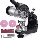 Amazon.com : VEVOR Saw Chain Grinder with Grinding Wheels Chain Grinder 1/8 and 3/16 Inch Electric Chainsaw Sharpener Bench or Wall Mounted : Patio, Lawn & Garden