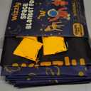 Wizzly Space Blanket Fort Kit for Kids, Creative Fort Building Kit for Kids, Ages 4-8 & 8-12, Large Lightweight Blanket and Tent Weights for Make a Fort, Indoor/Outdoor Playhouse Toys for Boys & Girls