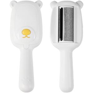 Pet Hair Remover Roller Compact Cat/Dog Hair Remover Deep Clean Convenient to Carry Reusable Lint Roller for Carpet, Furniture, Clothing and Bedding, Carpets and Car Seats (White)