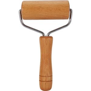 Small Rolling Pin, Pizza Dough Roller, Non Stick Wood Pastry Roller, Kitchen Wooden Rolling Pins for Baking Cooking Cookie Bread Tortilla Dumpling Fondant Clay (Style 2)