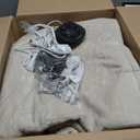 Bedsure Electric Blanket Queen Size - Dual Control Heated Blanket Queen, Fast Heating with 10 Time Settings & 10 Heat Settings, Warm Gift for Grandma (84x90 inches, Cream)