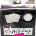 Jacent Mini Exfoliating Sponges: Square Facial Cleansing and Makeup Removal Pads, Suitable For All Skin Types