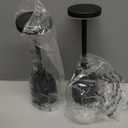 Rechargeable Table Lamps Cordless 2 Pack, 5000mAh Battery Operated LED Table Light,3-Color Stepless Dimming Portable Table Light Waterproof for Bedroom/Couple Dinner/Desk(Black)