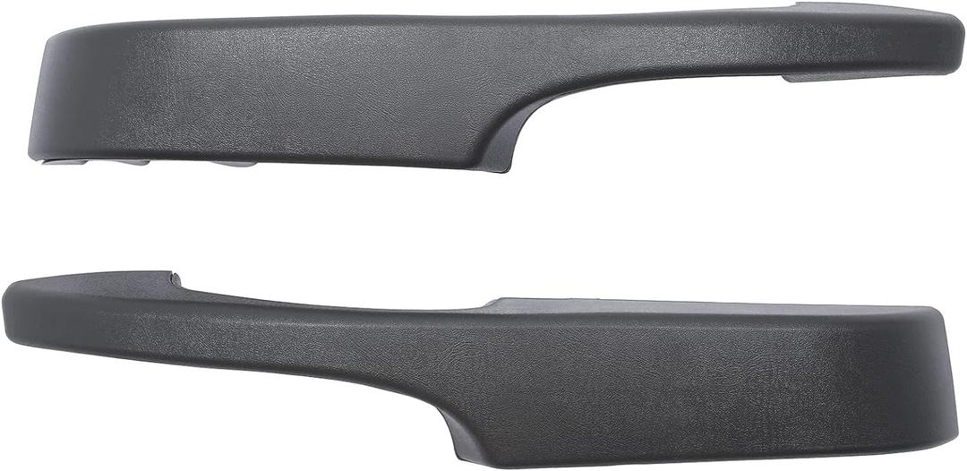 Interior Pull Door Handle, Compatible with 2003-2019 Chevy Express, GMC Savana 1500 2500 3500, Complete Armrest (Pewter Grey), Front Left Driver & Right Passenger Side | Replace# 25750064,10388389 (Gray)