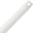 6 Inch Ceiling Fan Downrod Threaded, 1 Inch Outer Diameter Matte White Ceiling Fan Extension Rod (With Threads),Down Rods Compatible With Most Ceiling Fans,Easy Installation