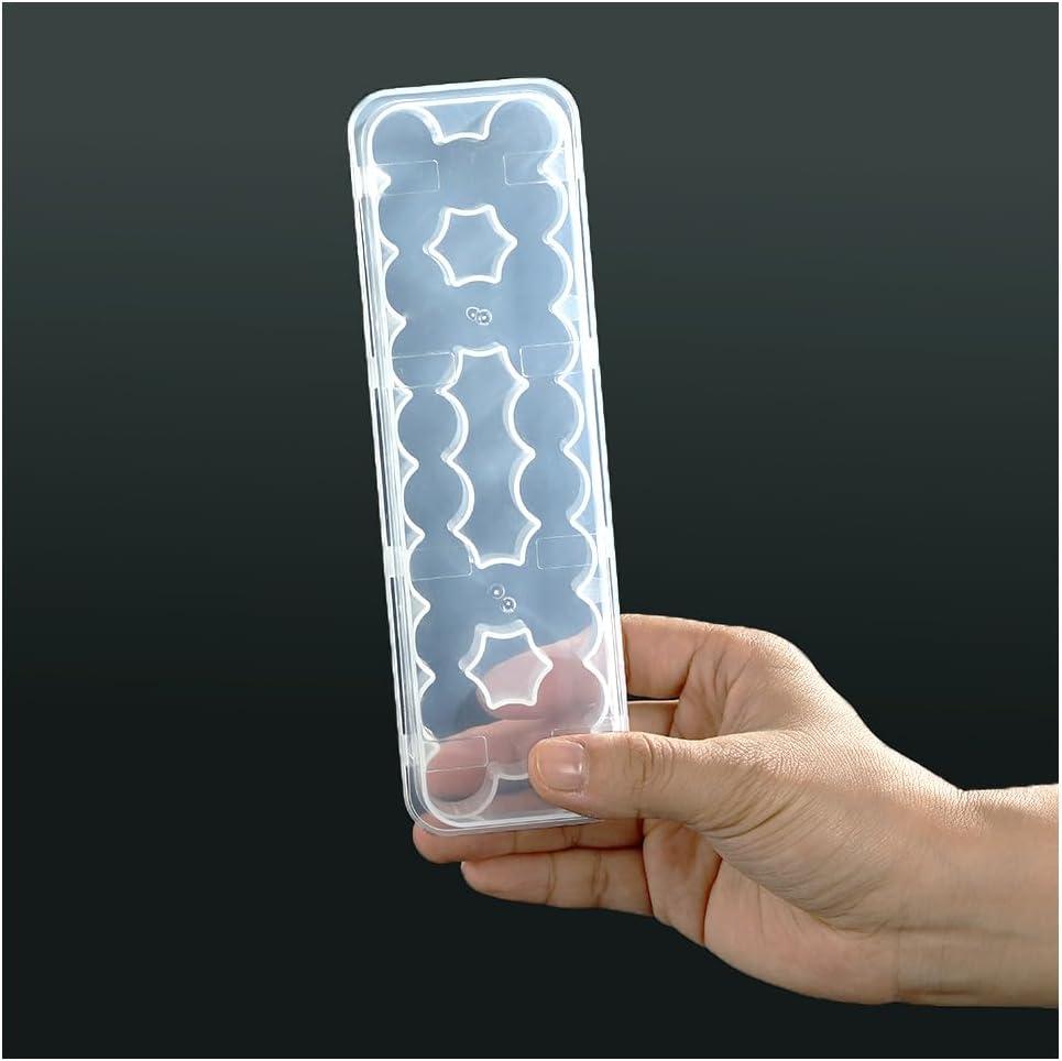 2 x Space-Saving 24-Slot Vial Holder for Fridge – Stackable Peptide & Insulin Storage Case for 1-3mL Vials, Diabetic Care Organizer Solution