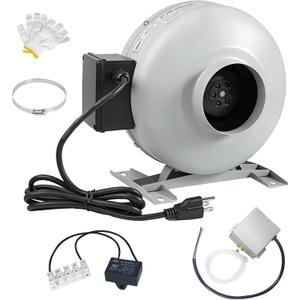 M-4DBT Automatic Dryer Booster Exhaust Fan, 200 CFM Auto-On dryer booster fan for 4 Inch Duct, Quiet dryer vent booster fan, Reduces Drying Time - Easy Install vent fan booster