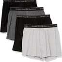 Beverly Hills Polo Club Men's 4 Pack Comfort Knit Boxer Vibrant XL