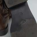 SheSole Women's Mid Calf Square Toe Cowgirl Western Cowboy Boots Brown 6.5