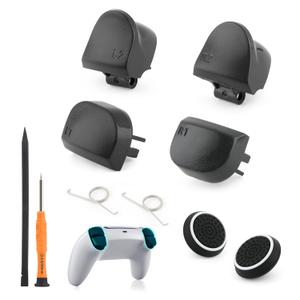 For PS5 L1 R1 L2 R2 Trigger Buttons Replacement for PlayStation 5 PS5 BDM-030 Shoulder Buttons with Springs Accessories Repair Tools