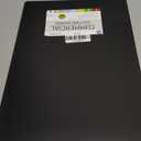Thirteen Chefs Large 18 x 12 Black Plastic Cutting Board - 1/ 2" Thick HDPE for Restaurants and Professional Kitchens, Black