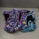 Paw Legend Washable Reusable Female Dog Period Diapers for Heat Doggie Puppy Diapers for Female Dogs (3 Pack, X-Large) (Pretty Flower)