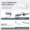 Cpap Muffler for AirMini with Cpap Hose Adapter, Noise-Absorbing Sponge, Quiet Sleep in Travel, No Air Leakage - Adapter Fits for Universal Standard 22mm Diameter Tubing