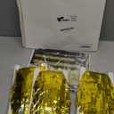 6 Pcs Roaring 20s Party Decorations Set Black and Gold Door Cover Banner with Gold Tinsel Fringe Curtain Backdrop 1920s Birthday Speakeasy Awards Night Vintage Jazz Flapper Wedding Supplies