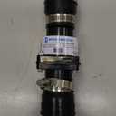 Hydro Master Plastic Sump Pump Check Valve with Stainless Steel Clamps for 1-1/2 inch or 1-1/4 inch