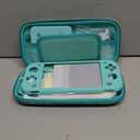 YOOWA Accessories Kit for Nintendo Switch Lite Animal Crossing - Cute Accessories Bundle with Carrying Case, Kawaii Cover case, 2 Pack Screen Protector, Play Stand, Thumb Grips Set