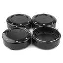 GTownWorks 4pcs Wheel Center Caps for Mayhem Wheels Center Hubcaps Black Center Cover Replacement (Outer Diameter 5.1in/Clip Diameter 4.84in)