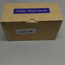 American Flag Metal Trailer Hitch Cover for 2 inch Receiverswith 5/8-Inch Pin Diameter Trailer Hitch Lock  (Black)