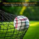 ZivPlay Baseball Batting Cage Net Batting Cages for Backyard Portable Pop Up Cage for Baseball and Softball with Pitching Machine Hole and Detachable Door (30ftx12ftx8ft)