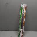 Extra-Long 15-inch Blade Slicing Roasting Knife, Straight Blade, White Handle