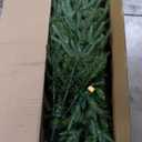 YITAHOME 6.5FT Prelit Aspen Fir Christmas Tree with Remote, Artificial Hinged Prelit Holiday Xmas Tree w/Mixed PE & PVC Tips, 500 Color Changing Lights & 11 Light Modes, Crystal-Decorated PE Tips