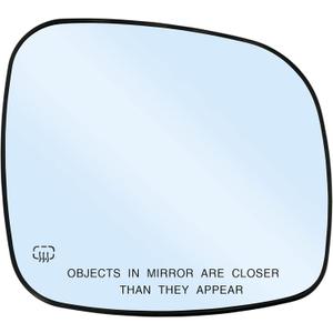 Passenger Right Side Heated Mirror Glass Replacement for Chrysler Town & Country Dodge Grand Caravan RAM CV Volkswagen VW Routan Mirrors - Side View Heated Convex Mirror Glass with Rear Holder
