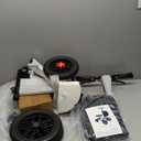 All Terrain Steerable Knee Scooter Crutch AlternativeDeluxe Medical Scooter Double Handbrake,for Adults Injured Ankle & Foot Recovery Scooter in Black