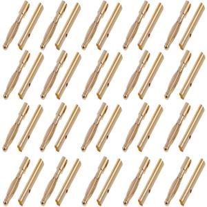 20 Pairs2.0-6.0mm Banana Plug Bullet Connector Adapter (20Pairs 2mm)