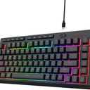 Redragon K524 Wired Gaming Keyboard, RGB Backlit, 75% Compact Quiet Membrane Keyboard with Programmable Macro and Multimedia Keys, Anti-ghosting, Spill Resistant for Win/MAC/PS/Xbox