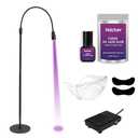 UV Lash Glue System, UV Lash Lamp Light for Lash Extensions with Foot Pedal