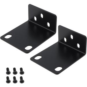 2Pcs Adjustable Rack Mounts Compatible with Hikvision 190157623 76 Series Switches Compatible with HiWatch DVR NVR