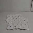 DFXSZ Halloween Pillow Covers 18x18 inch Set of 2 White Ghost Throw Pillow Cases Soft Plush Faux Fur Wool Couch Cushion Case for Chair Sofa Bedroom Living Room Home Decor PTK03A18