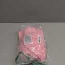 HIGOGOGO Round Stuffed Pouf Ottoman, Corduroy Poufs with Foam Chunk Filling, Furry and Fluffy Pouf Foot Stool Storage Ottoman, 20 X 15 Floor Poufs Foot Rest for Living Room, Pink