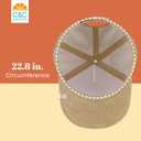 Concept One Womens C & C California Baseball Cap, Corduroy and Sherpa Baseball Hat with Curved Brim (Beige)