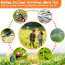 2 x 4 Pack Telescopic Butterfly Fishing Nets - Butterfly Catcher Catching Insect Net Colorful Outdoor Tools Catching Bugs Fish Insect Ladybird Extendable 24 inches