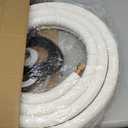 16FT Air Conditioning Tubing Hose Extension 3/8 and 5/8 Inch Insulated Copper Hoses Fit for Mini Split Air Conditioner