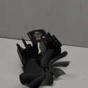 VODA Wood Stove Fan Heat Powered Fireplace Fans Non Electric, Heat Activated Thermal Fan for Wood Burning Stove/Log Burner, Stove Accessories Thermometer (Large)