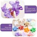 9Pcs Flower Claw Clips for Thick Hair - Hair Clips for Girls Gifts- Cute Hawaiian Flower Hair Clips for Women - Large Plumeria hair clips - Summer Beach Accessories for Women Girls