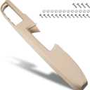 80995 Front Right Passenger Side Armrest Repair Kit Fit for Chevy Silverado Suburban Tahoe Avalanche For GMC Sierra Yukon 2010-2014 Door Panel with Release Handle Above Armrest - Tan - GM# 84127327