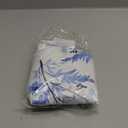 Blue Floral Round Tablecloth 60 Inch Chinoiserie Flowers Table Cloth Round Vintage Farmhouse Tablecloth Spring Blue White Floral Washable Round Table Cover for Home Picnic Dinner Table Decoration