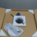 Outdoor Ceiling Fans with Lights, 20'' Gazebo Fan, Plug in Ceiling Fan for Patios, Pergola, Ceiling Fan with Remote Control, Hanging with Hook, Black