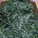 10FT Pre-lit Christmas Garland with 50 LED Lights, Battery Operated with Timer, Lush Artificial Xmas Greenery for Indoor & Outdoor Holiday Decoration, Green