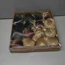 Velvet Ornaments for Christmas Tree 16 Pack 3.15" Velvet Christmas Ball Set, Luxurious Holiday Tree Ornaments for Home Decor, Coffee Dark Green