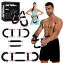 MAMA EVE Twister Arm Trainer, Adjustable Chest Workout Equipment for Men & Women, Muscle Builder & Strength Training for Arms, Home Gym Strength Trainer, Chest Trainer (20-60 lbs)